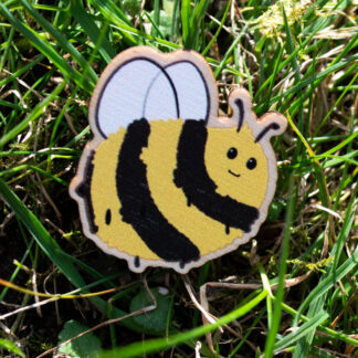 25mm Bee wooden pin